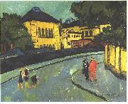 Ernst Ludwig Kirchner Dresden-Friedrichstadt Sweden oil painting artist